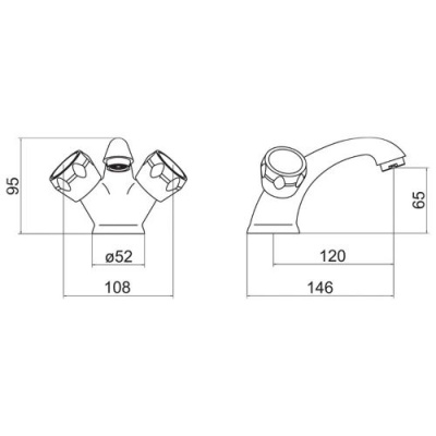 Trisen Trade Club Basin Mixer Tap with Pop-Up Waste